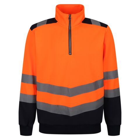 Pro hi-vis ¼-zip sweatshirt