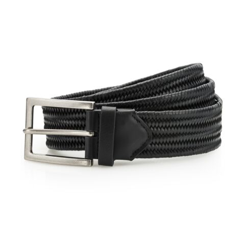 Leather braid belt