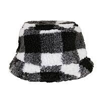 Sherpa check bucket hat