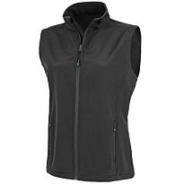 Women's recycled 2-layer printable softshell bodywarmer