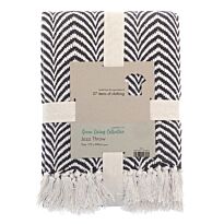 Recycled mixed-fabric throw