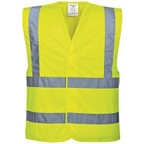 Hi-vis two-band-and-brace vest