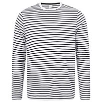 Unisex long-sleeved striped T