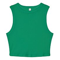 Women’s micro rib muscle crop tank