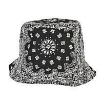 Bandana print bucket hat