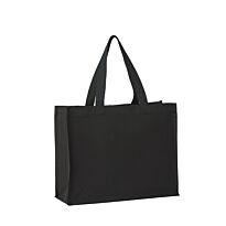 Recycled premium canvas stand-up shopper