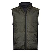 Hybrid-stretch bodywarmer