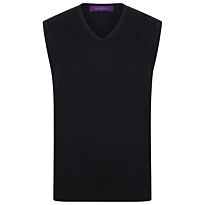 Sleeveless v-neck jumper