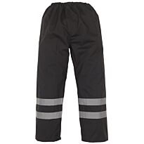Hi-vis waterproof overtrousers