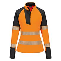 Women’s PW3 Hi-vis ¼-zip sweatshirt