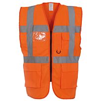 Multifunctional executive hi-vis waistcoat