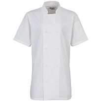 Women's short sleeve chef's jacket