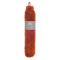 Super luxury faux fur long hot water bottle and cover