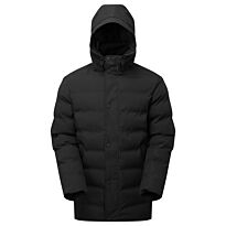 Recycled bonded longline padded jacket