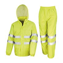 High-viz waterproof suit
