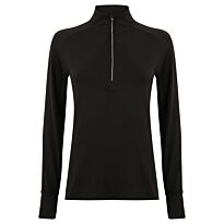 Women's long-sleeved ¼ zip top