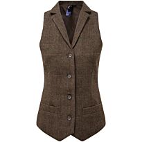 Women's herringbone waistcoat