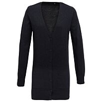 Women's longline knitted cardigan