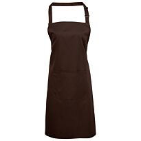Colours bib apron with pocket