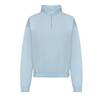 Women's cropped ¼-zip sweat