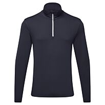 TriDri recycled long sleeve brushed back ¼ zip top