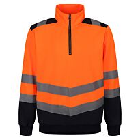 Pro hi-vis ¼-zip sweatshirt
